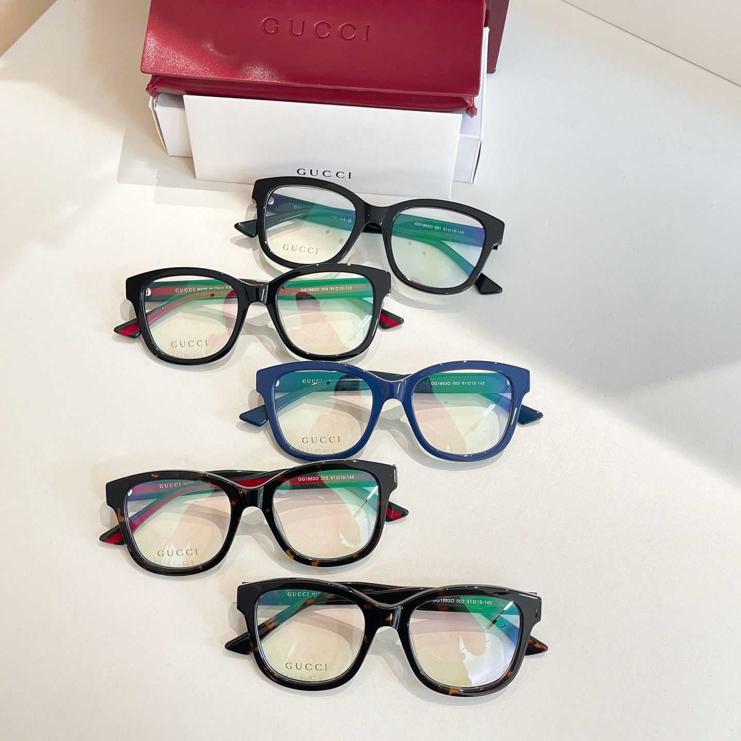 GUCC*🐝🐝🐝MODEL：GG1863O🐝🐝🐝SIZE：51口19-145🐝🐝🐝