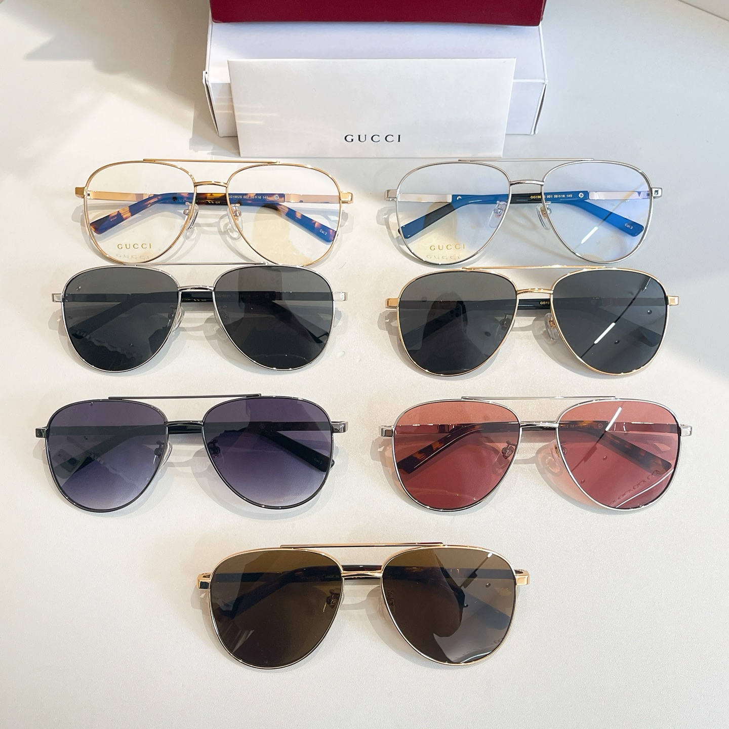 GUCC*🐝🐝🐝MODEL：GG1962S🐝🐝🐝SIZE：58口16-145🐝🐝🐝