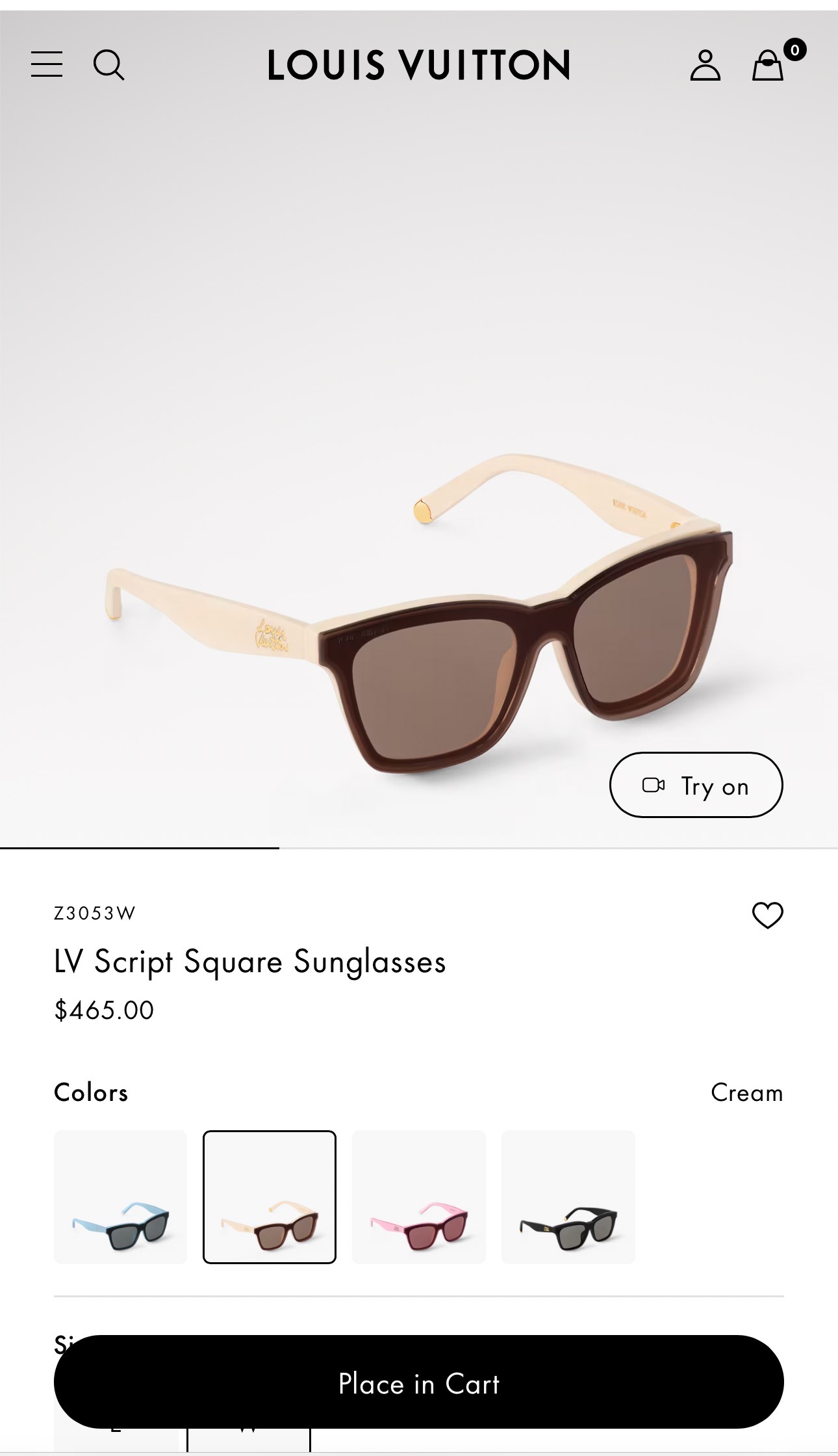 Louis Vuitton LOUIS VUITTO*太阳眼镜