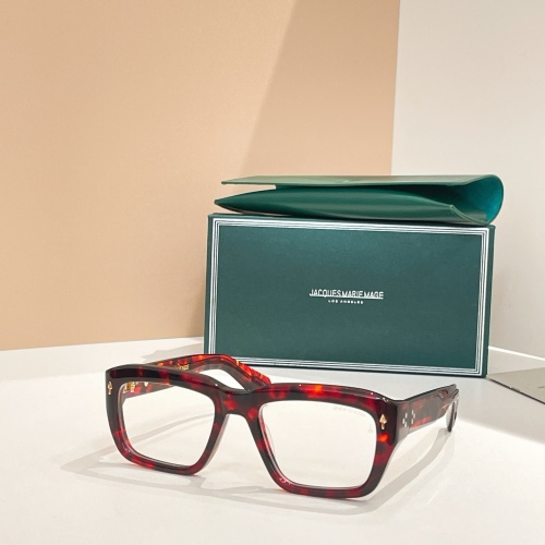 Jacques Marie Mage Walker Eyeglasses - Square Frame, Tortoise Shell