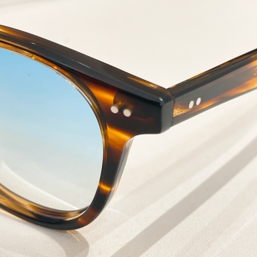 Oliver Peoples OV5454SU Tortoise Sunglasses with Blue Gradient Lenses