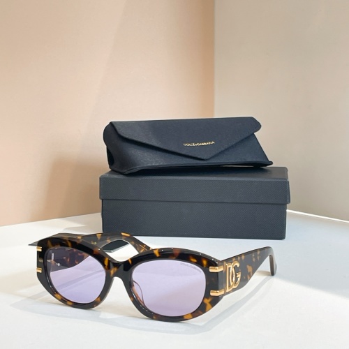 DOLCE&GABBANA DG4502 Tortoise Shell Sunglasses, 56mm Lens Size