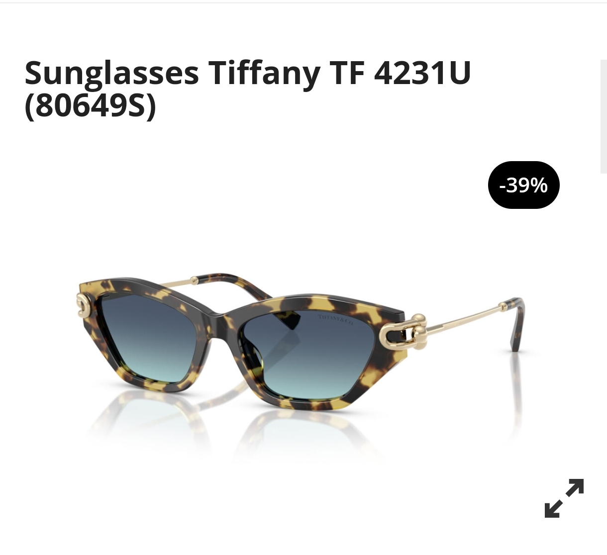 TIFFANY&Co.✨✨✨MODEL：TF4231U ✨✨✨ SIZE：53口16-140✨✨✨