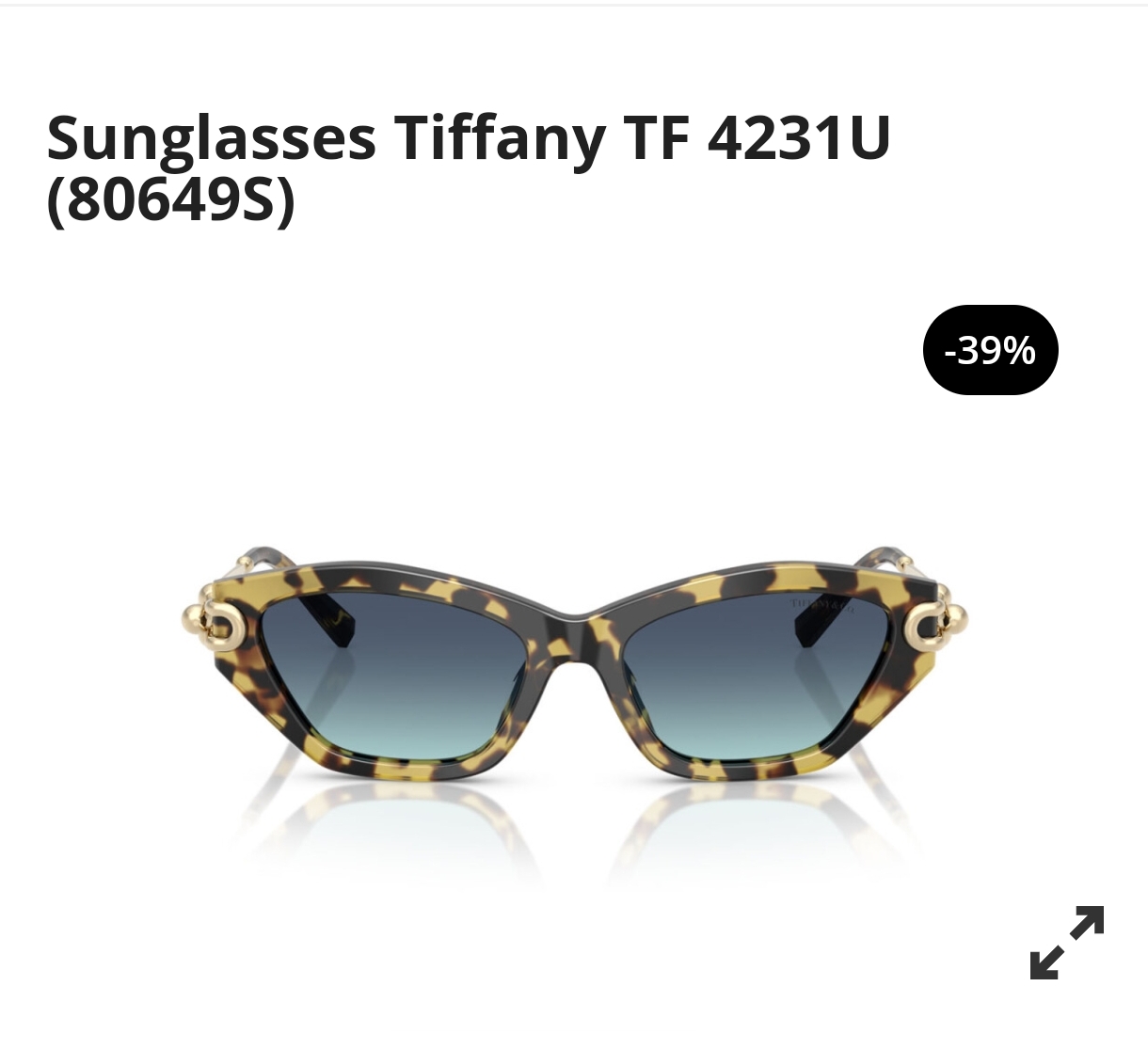 TIFFANY&Co.✨✨✨MODEL：TF4231U ✨✨✨ SIZE：53口16-140✨✨✨