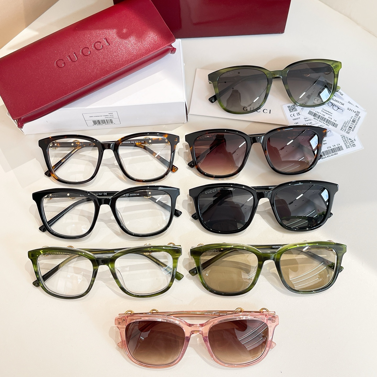 GUCC*🐝🐝🐝MODEL：GG2057SK 🐝🐝🐝SIZE：54口19-145🐝🐝🐝