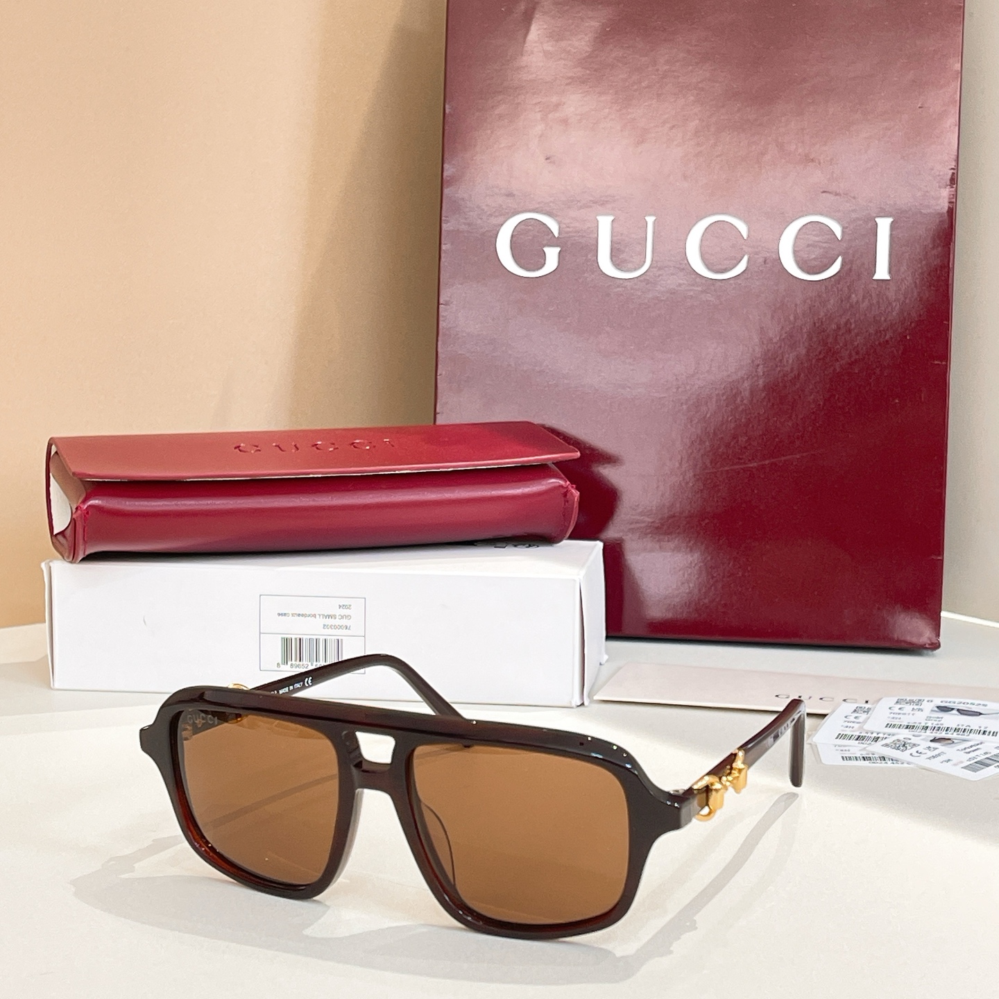 GUCC*🐝🐝🐝MODEL：GG2052S 🐝🐝🐝SIZE：53口17-145🐝🐝🐝