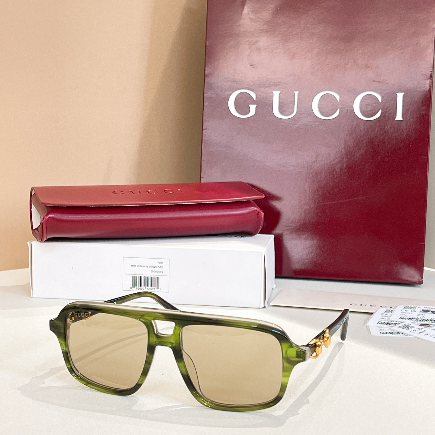 GUCC*🐝🐝🐝MODEL：GG2052S 🐝🐝🐝SIZE：53口17-145🐝🐝🐝