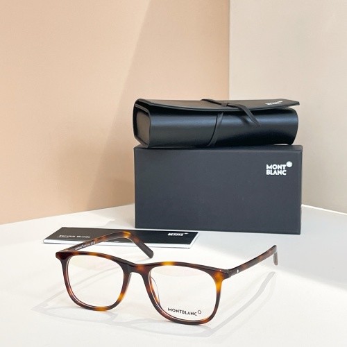 Montblanc MB0351O Tortoise Shell Eyeglasses Frames - Size 52-19-145 1 Montblanc MB0351O Tortoise Shell Eyeglasses Frames - Size 52-19-145