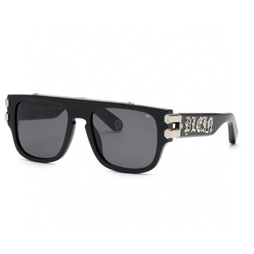 Philipp Plein SPP101X Black Square Sunglasses | 55mm Lens Size 1 Philipp Plein SPP101X Black Square Sunglasses | 55mm Lens Size