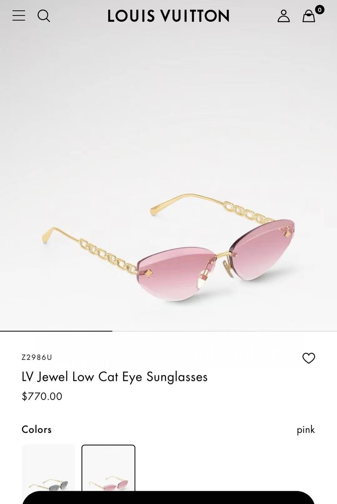 LOUIS VUITTO*🌟🌟🌟MODEL：Z3015U🌟🌟🌟SIZE：61口13-140🌟🌟🌟