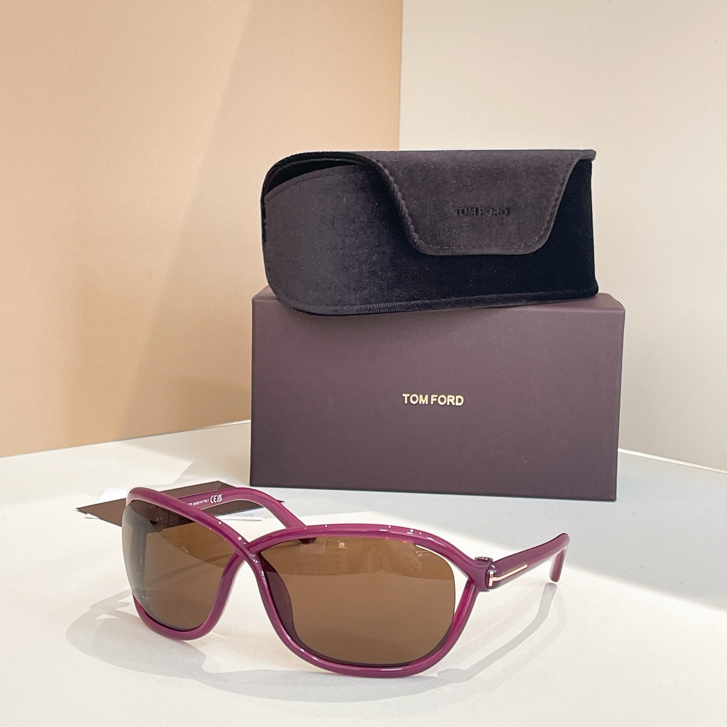 TOM FORD Sunglasses Acetate Purple Butterfly