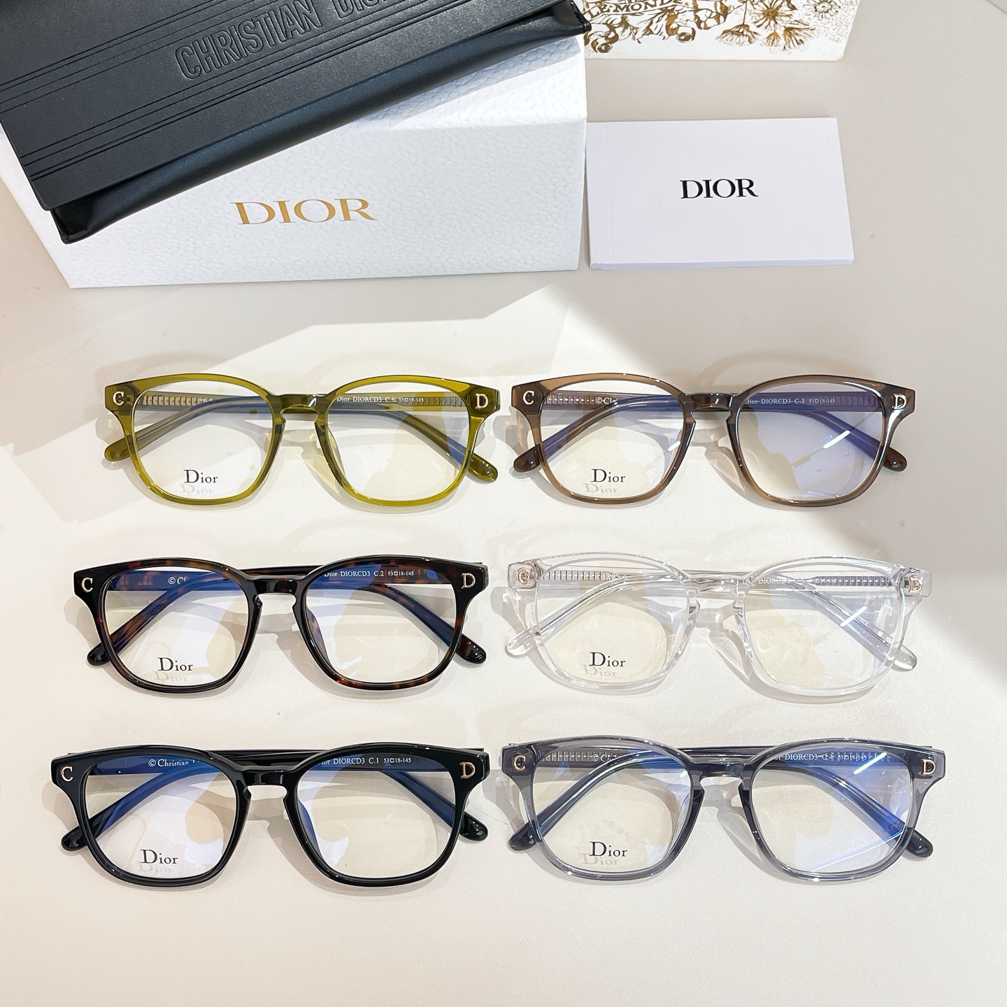 DIO*🌟🌟🌟MODEL：Dior DIORCD3🌟🌟🌟SIZE：53口18-145🌟🌟🌟