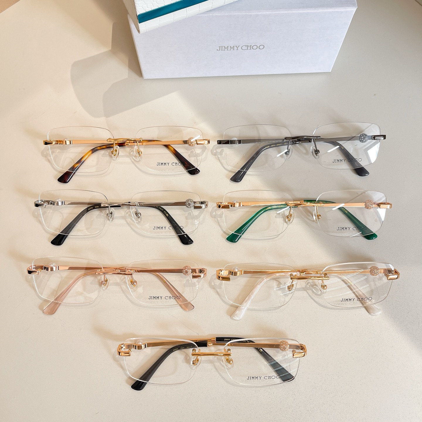 JIMMY CHOO✨✨✨MODEL：JC519✨✨SIZE：58口17-143✨✨✨