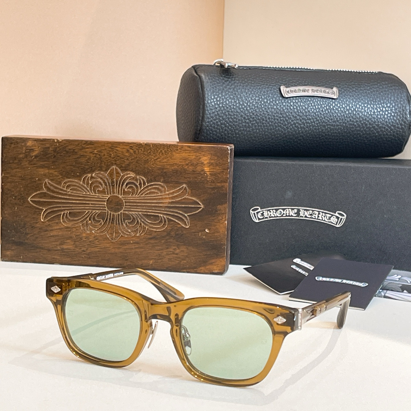 CHROME HEART*⚜️⚜️⚜️MODEL:BAGGINS⚜️⚜️⚜️SIZE: 51口22-15