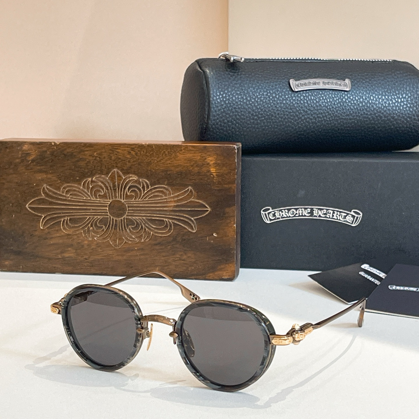 CHROME HEART*⚜️⚜️⚜️MODEL:SEXT-9⚜️⚜️⚜️SIZE: 47口25-144