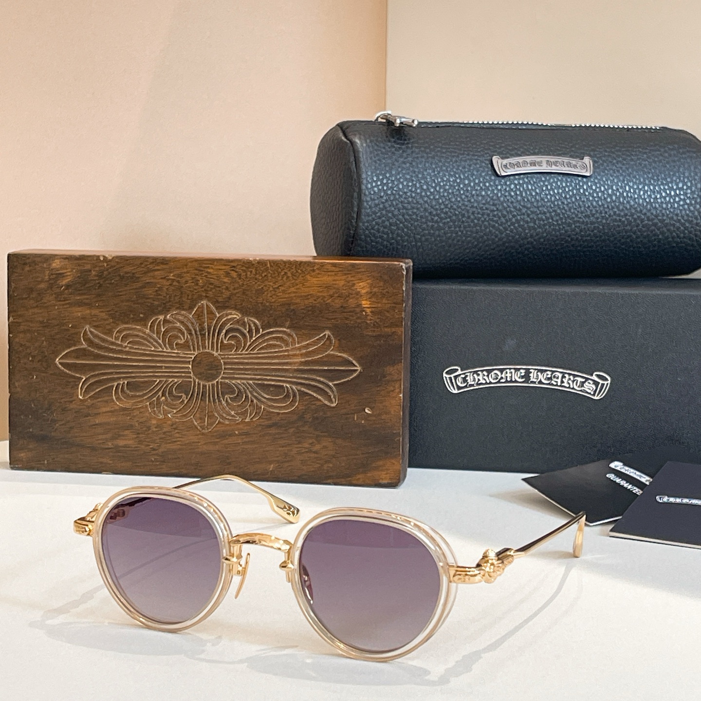 CHROME HEART*⚜️⚜️⚜️MODEL:SEXT-9⚜️⚜️⚜️SIZE: 47口25-144