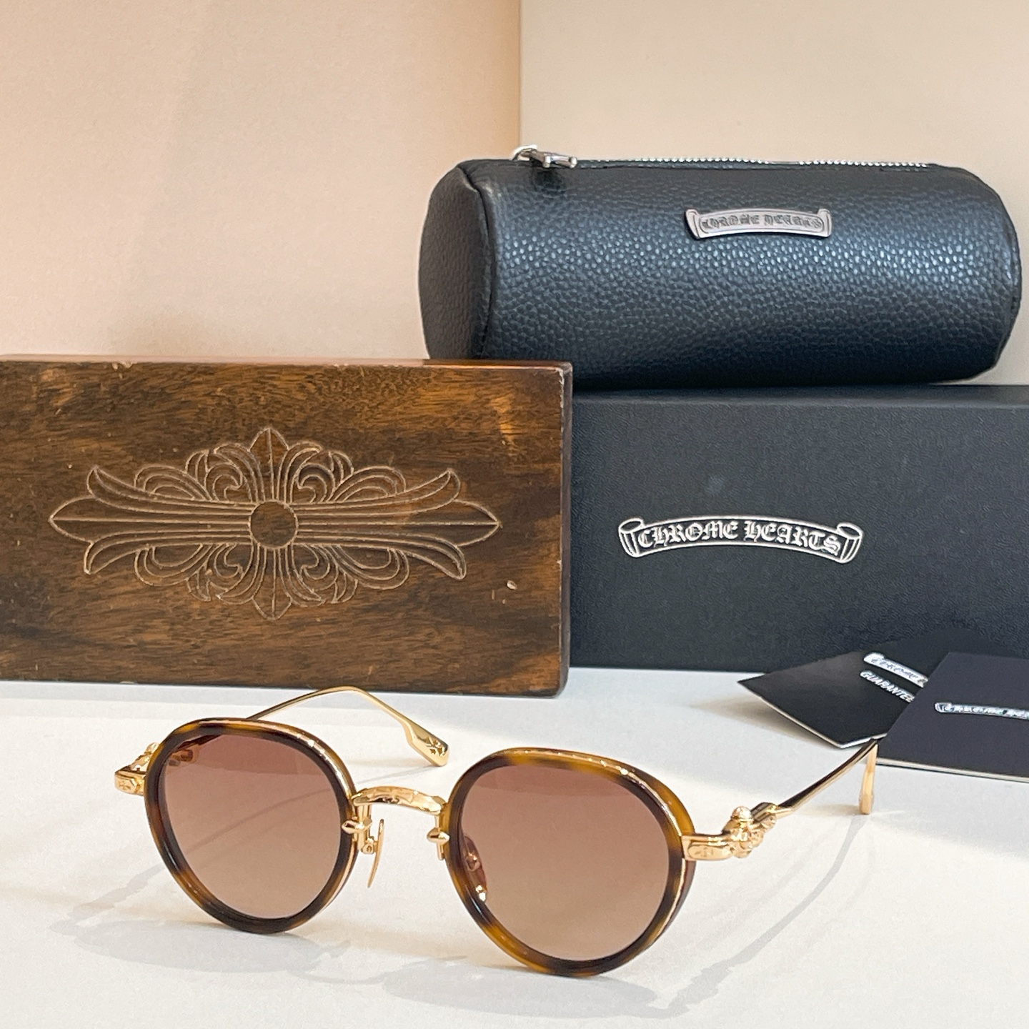 CHROME HEART*⚜️⚜️⚜️MODEL:SEXT-9⚜️⚜️⚜️SIZE: 47口25-144