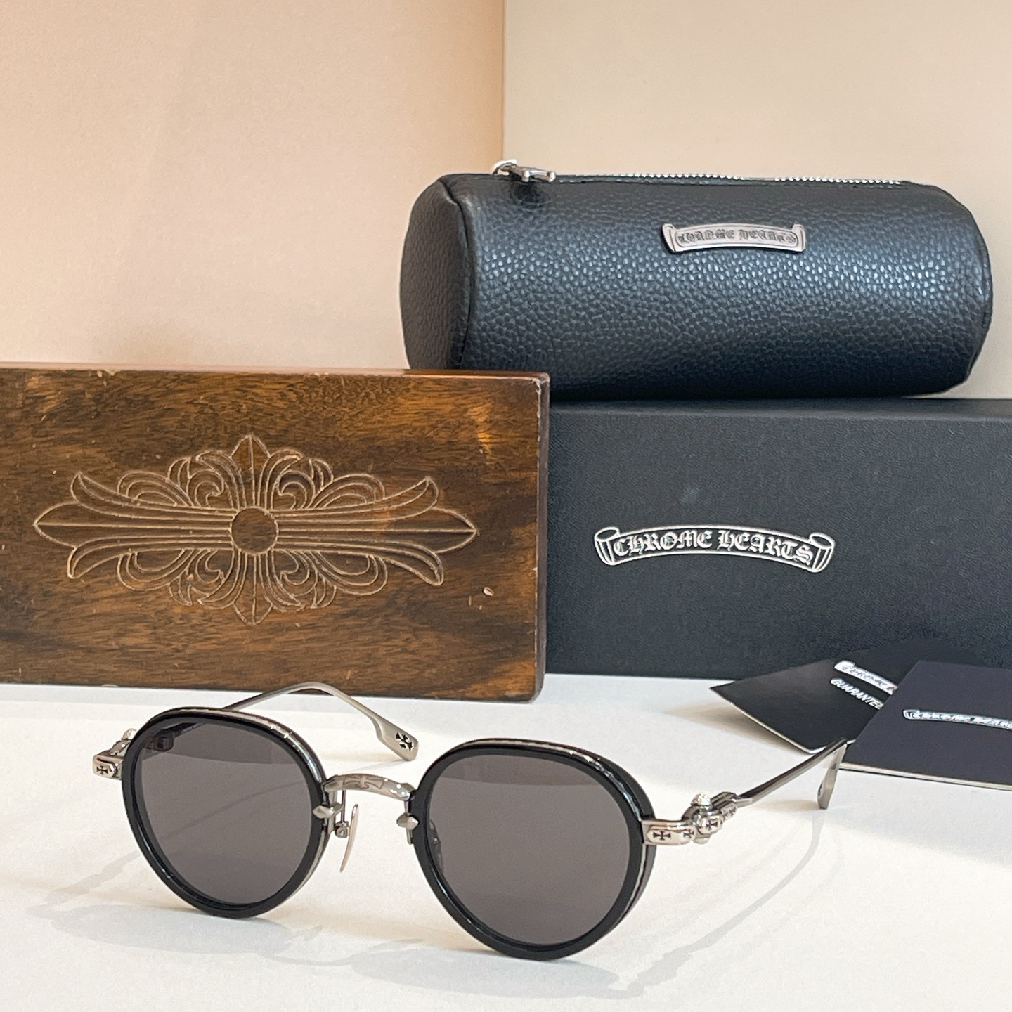 CHROME HEART*⚜️⚜️⚜️MODEL:SEXT-9⚜️⚜️⚜️SIZE: 47口25-144