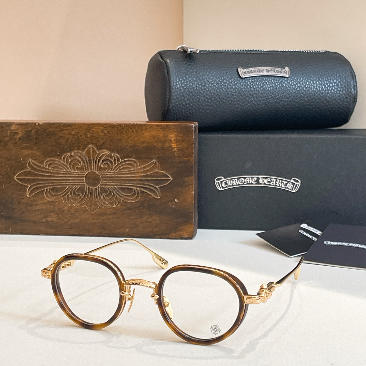 CHROME HEART*⚜️⚜️⚜️MODEL:SEXT-9⚜️⚜️⚜️SIZE: 47口25-144