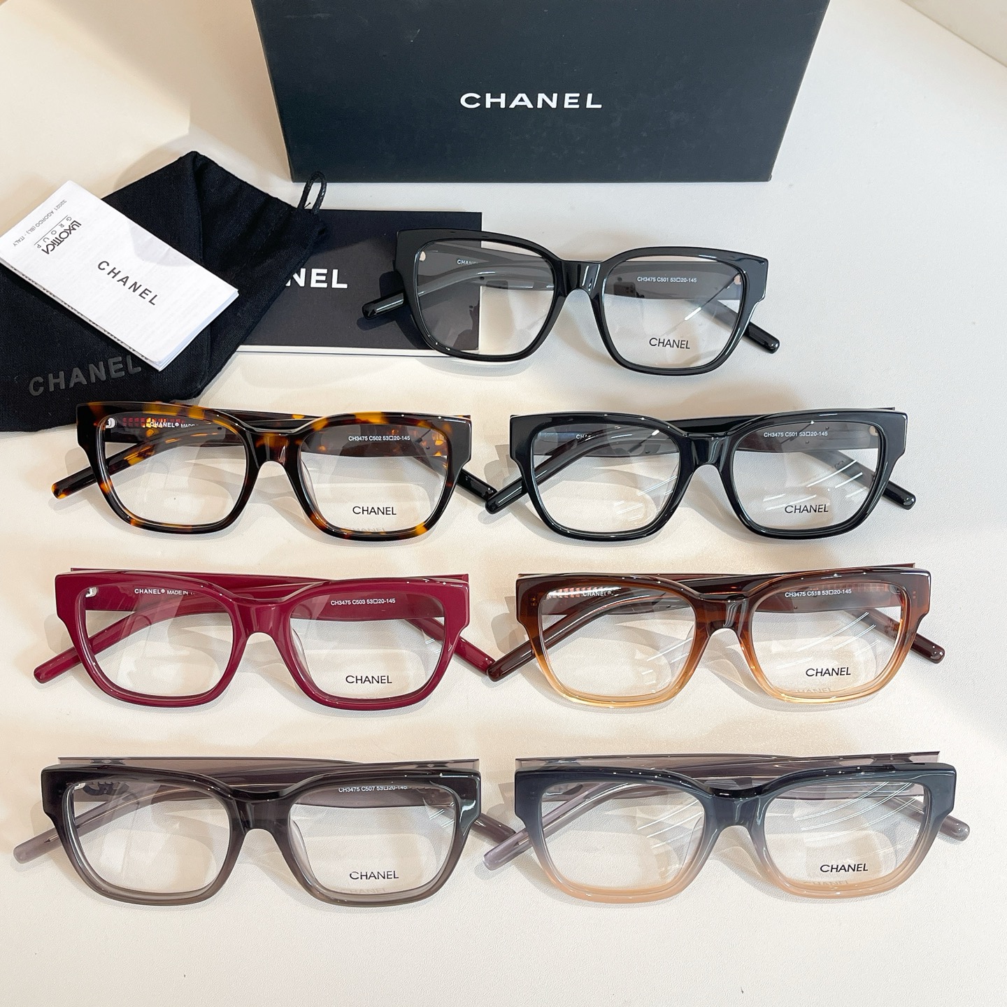 CHANE*🎀🎀🎀MODEL：CH3475🎀🎀🎀SIZE：53口20-145🎀🎀