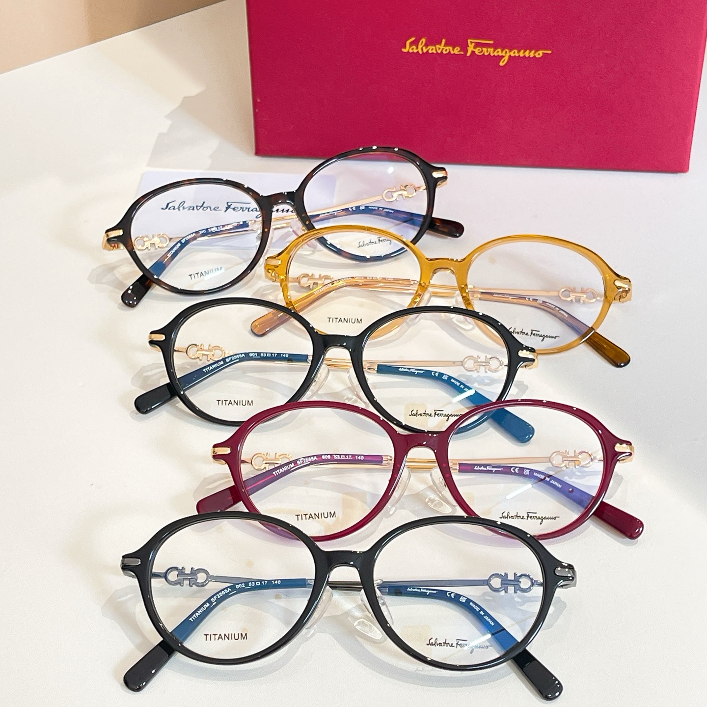 Salvatore ferragam* 菲*拉格慕 💚💚MODEL：SF2565A💚💚💚SIZE：53口