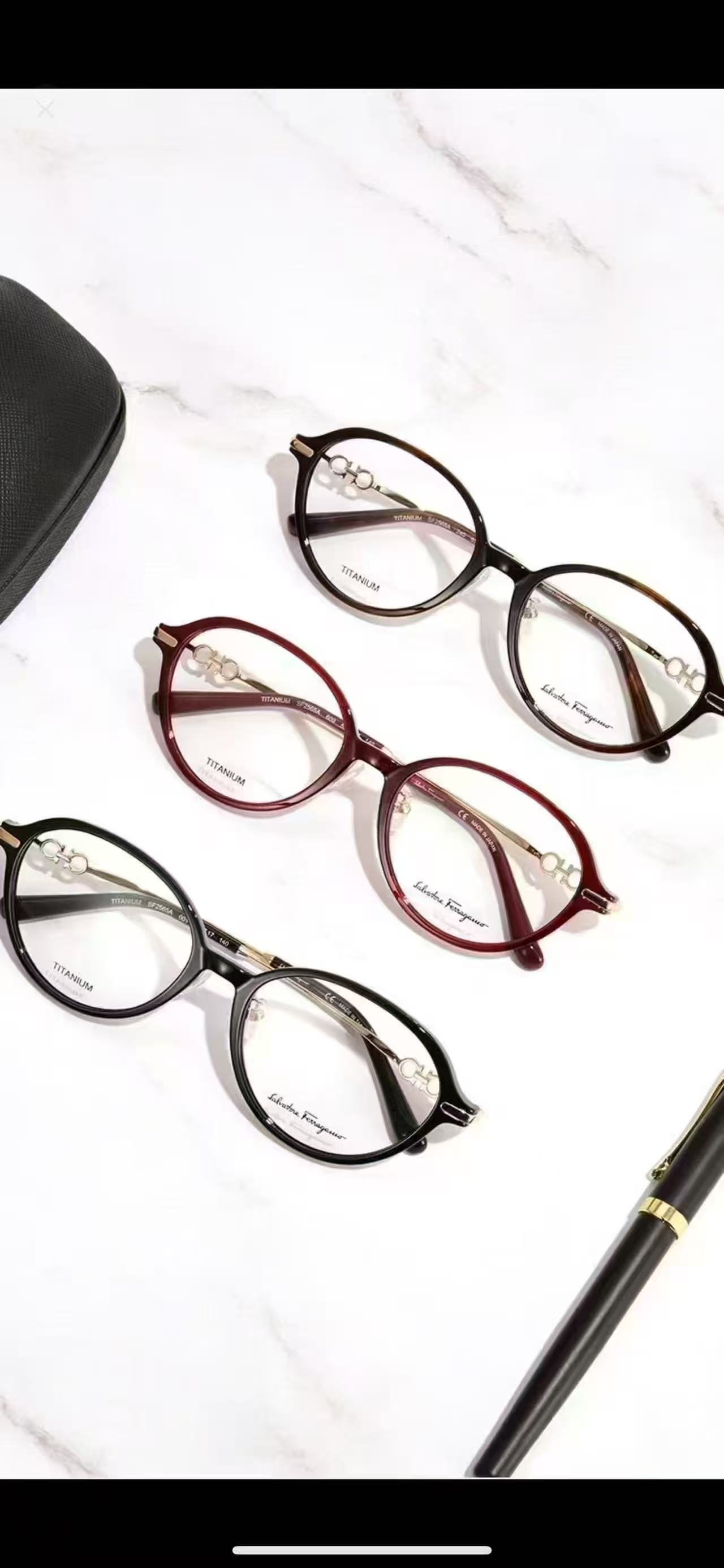 Salvatore ferragam* 菲*拉格慕 💚💚MODEL：SF2565A💚💚💚SIZE：53口