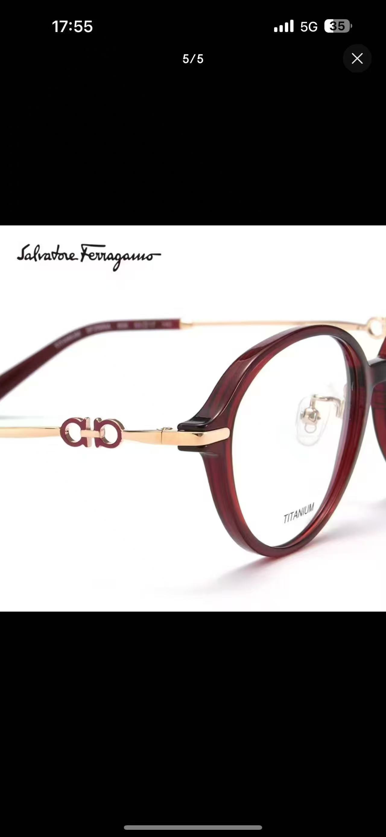 Salvatore ferragam* 菲*拉格慕 💚💚MODEL：SF2565A💚💚💚SIZE：53口