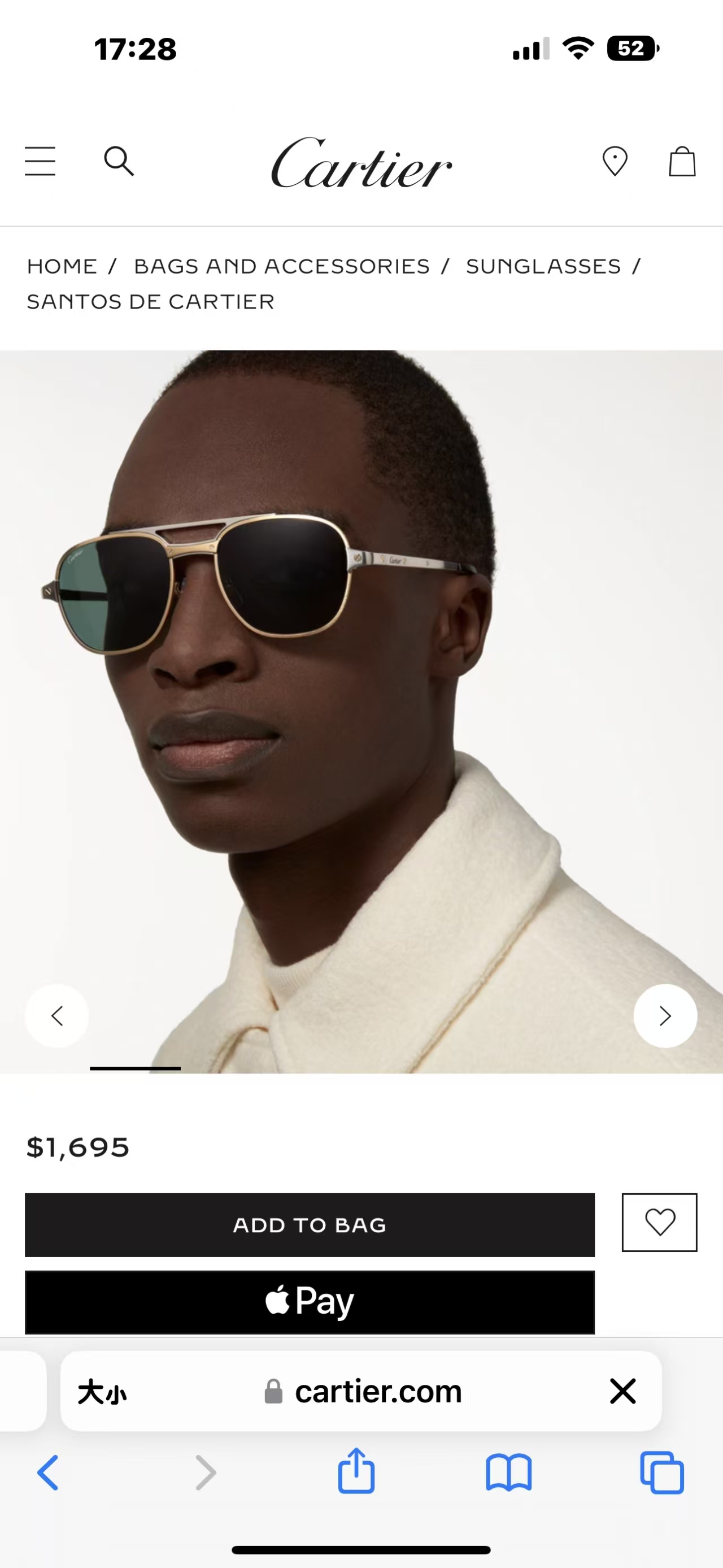 Cartie*✨✨✨MODEL：CT0466S✨✨✨SIZE:145✨✨✨太阳镜，变色片