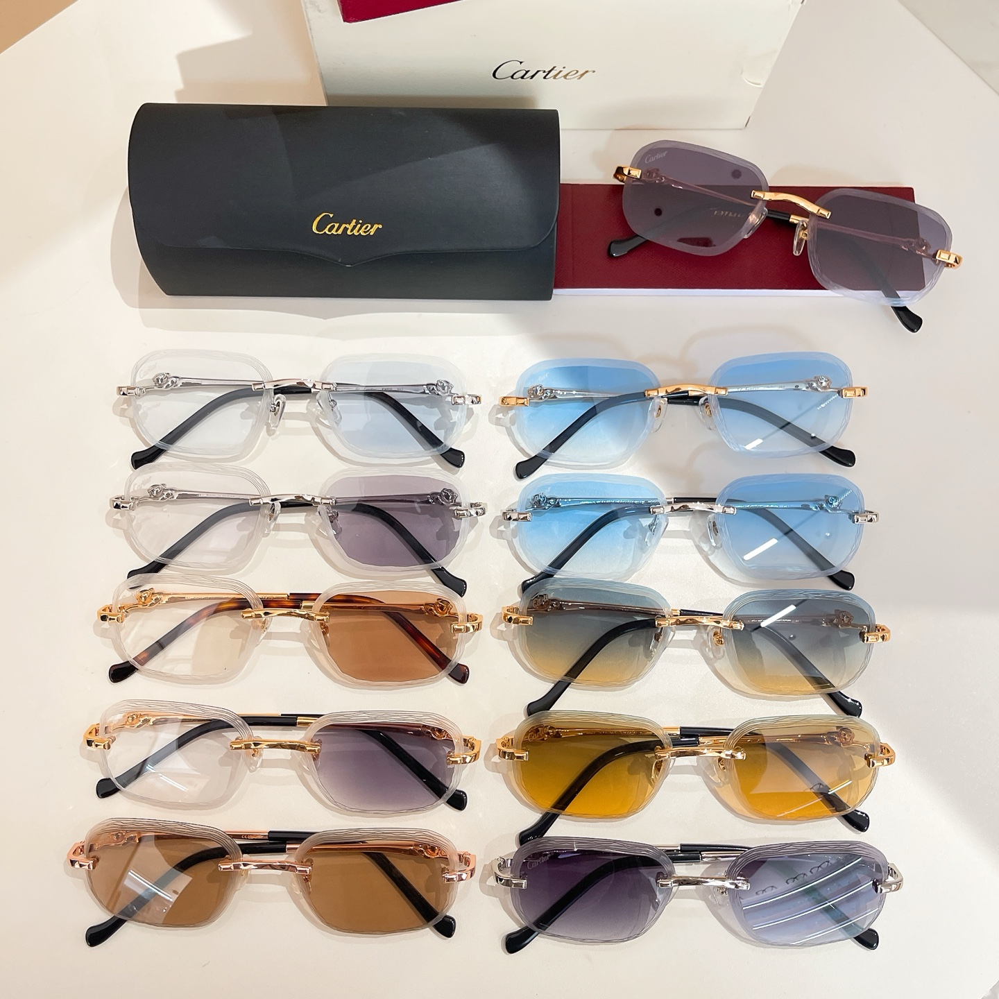 Cartie*✨✨✨MODEL：CT08224J✨✨✨SIZE: 143✨✨✨太阳镜，变色片