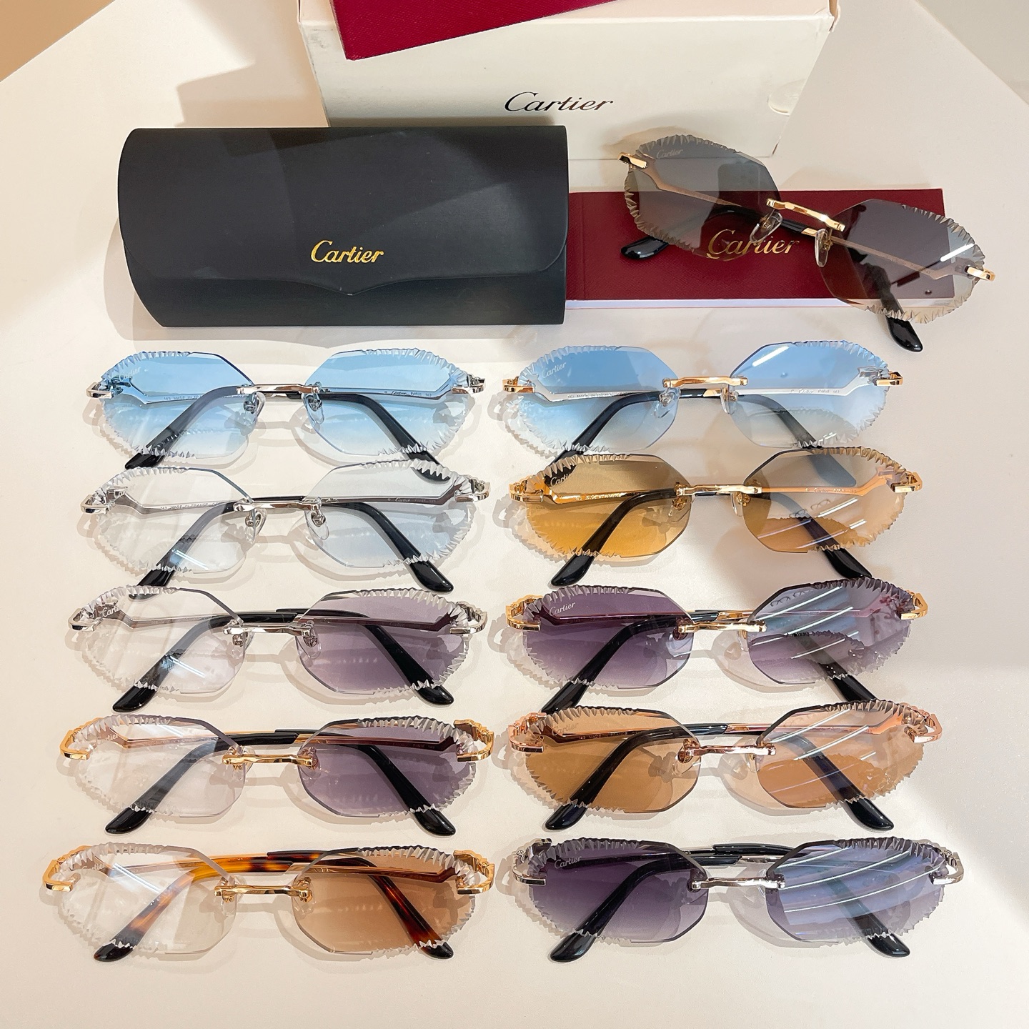 Cartie*✨✨✨MODEL：CT0711S✨✨✨SIZE: 143✨✨✨太阳镜，变色片