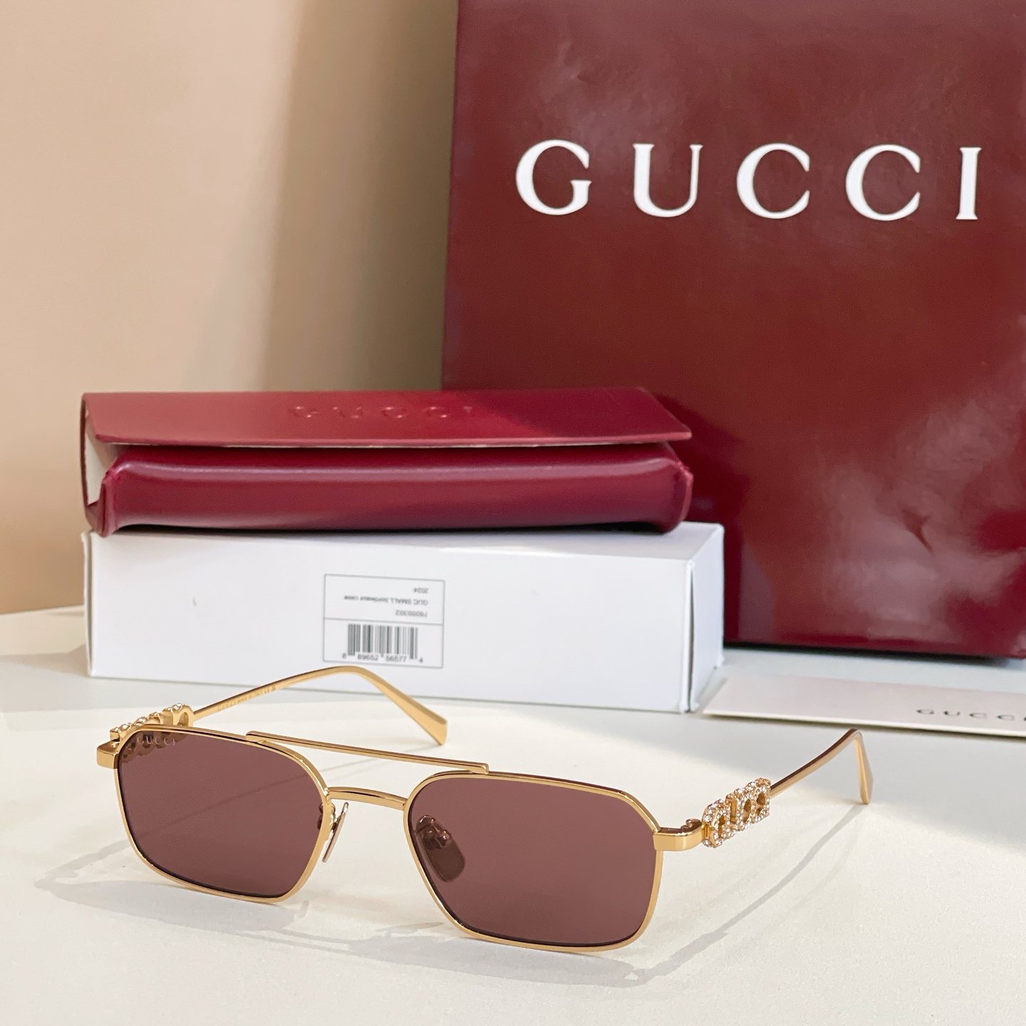 GUCC*🐝🐝🐝MODEL：GG1804S🐝🐝🐝SIZE：54口19-145🐝🐝🐝不带钻款，带钻款