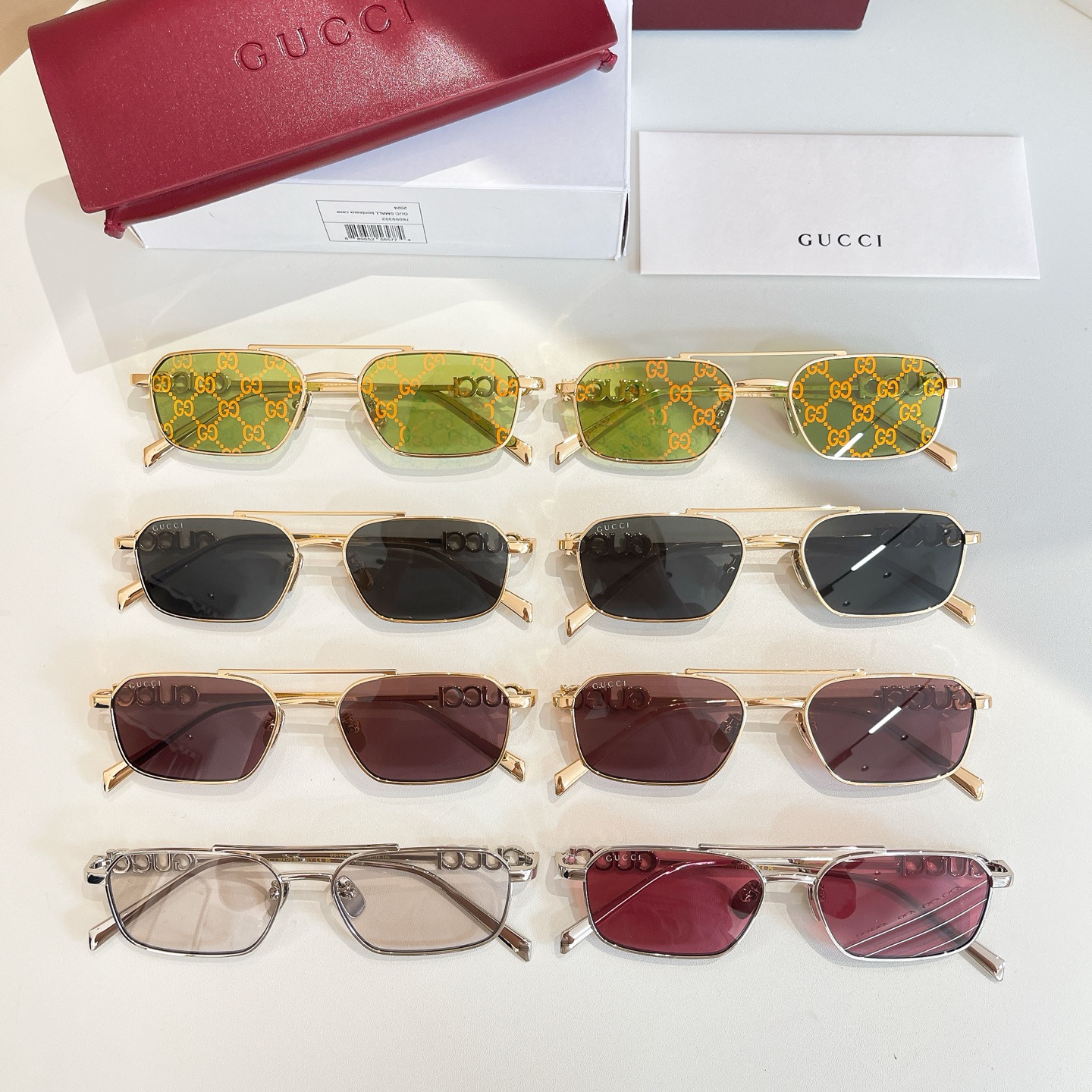 GUCC*🐝🐝🐝MODEL：GG1804S🐝🐝🐝SIZE：54口19-145🐝🐝🐝不带钻款，带钻款