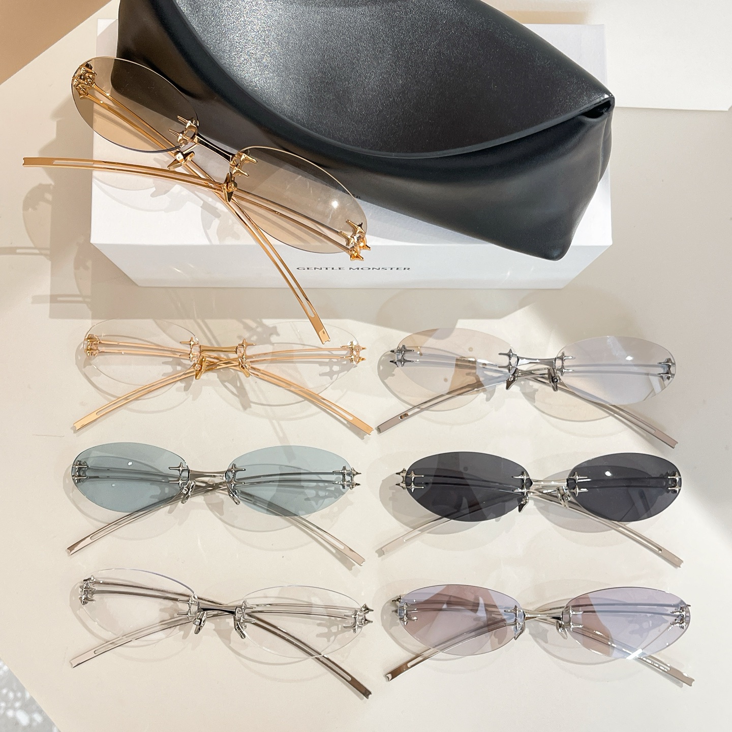 GENTLE MONSTE*🐼🐼🐼MODEL：NODE🐼🐼🐼SIZE：59口17-135🐼🐼🐼