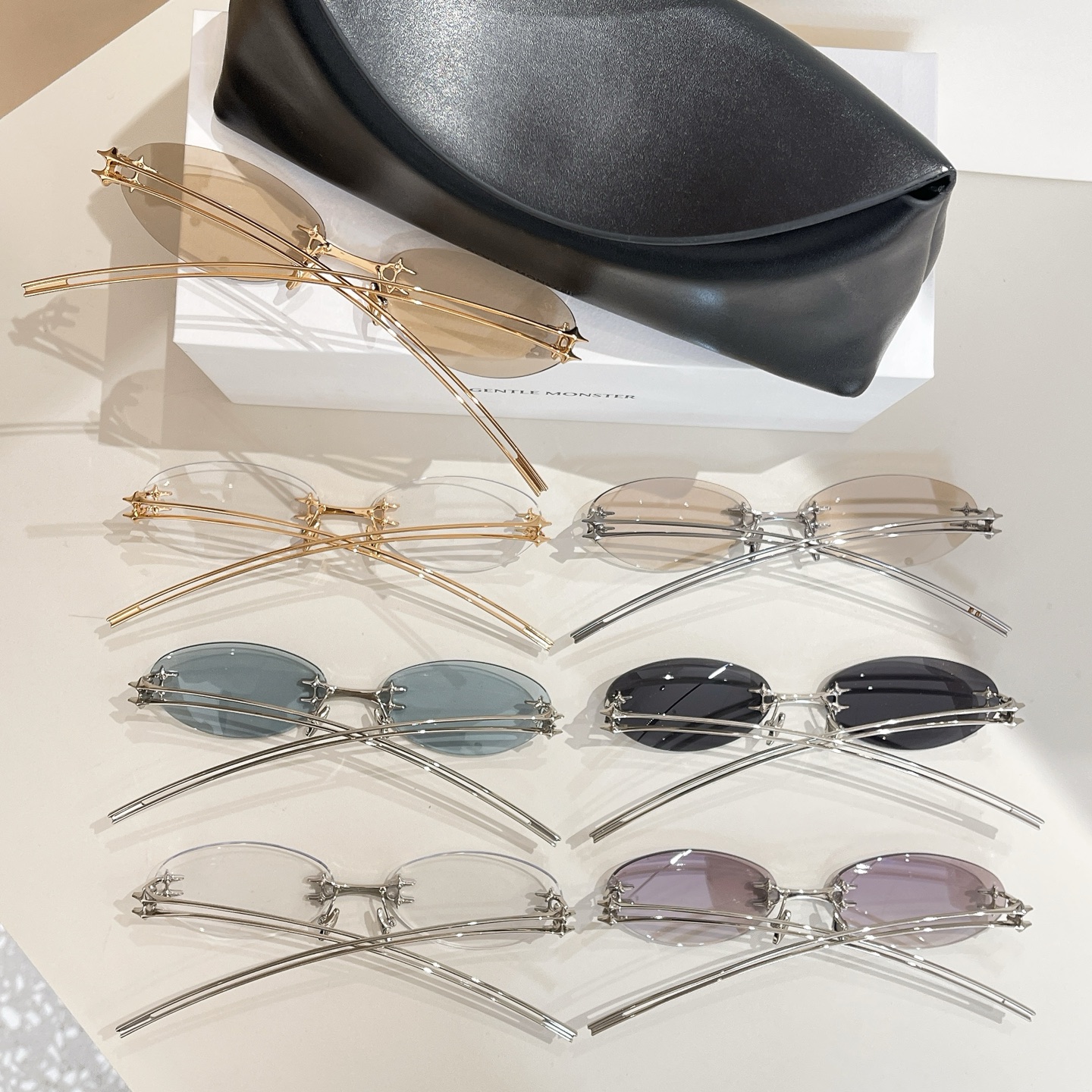 GENTLE MONSTE*🐼🐼🐼MODEL：NODE🐼🐼🐼SIZE：59口17-135🐼🐼🐼