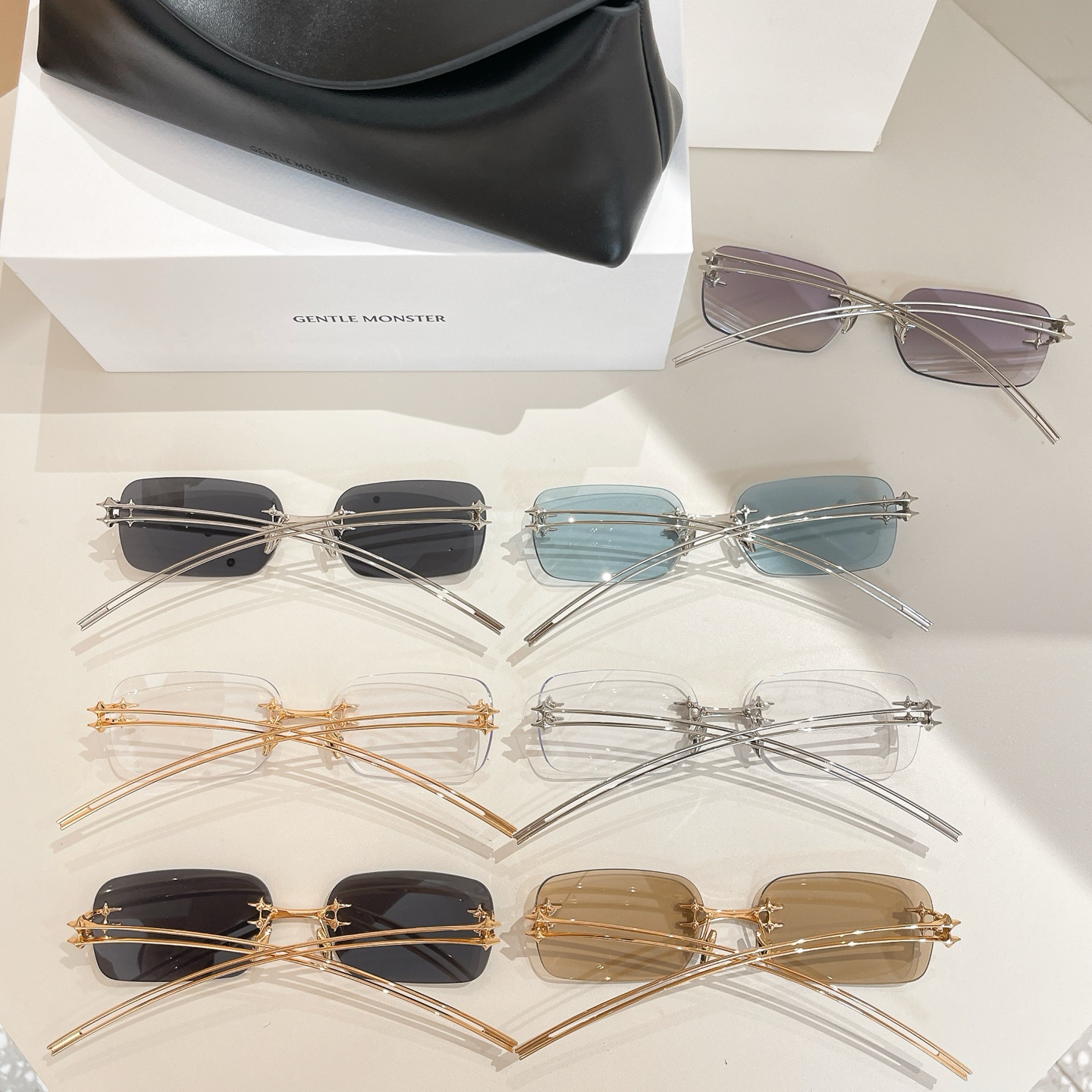 GENTLE MONSTE*🐼🐼🐼MODEL：TEIRA🐼🐼🐼SIZE：59口17-135🐼🐼🐼