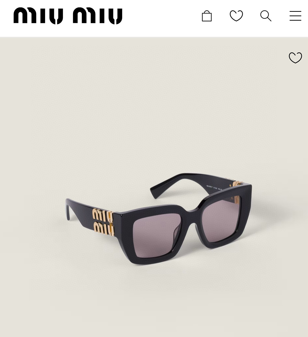 MIU MI*🎀🎀🎀 MODEL: SMU B05-F 🎀🎀🎀SIZE：51口20-135🎀🎀🎀