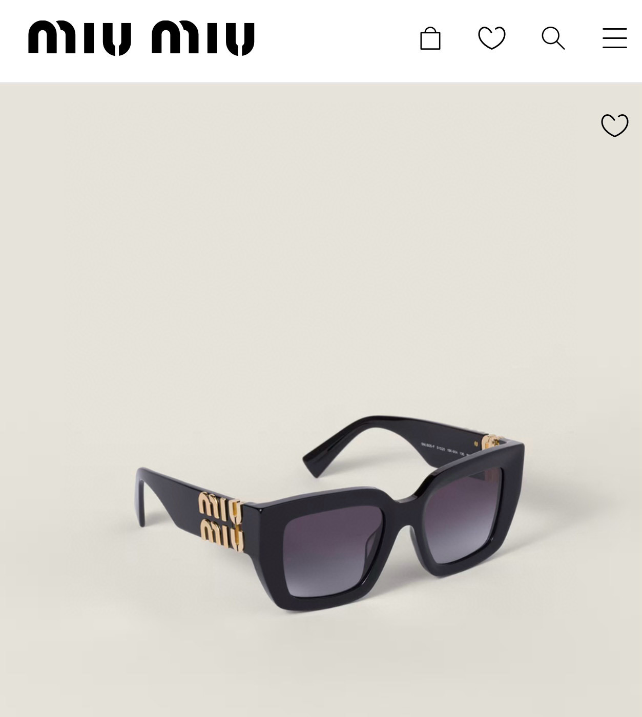 MIU MI*🎀🎀🎀 MODEL: SMU B05-F 🎀🎀🎀SIZE：51口20-135🎀🎀🎀