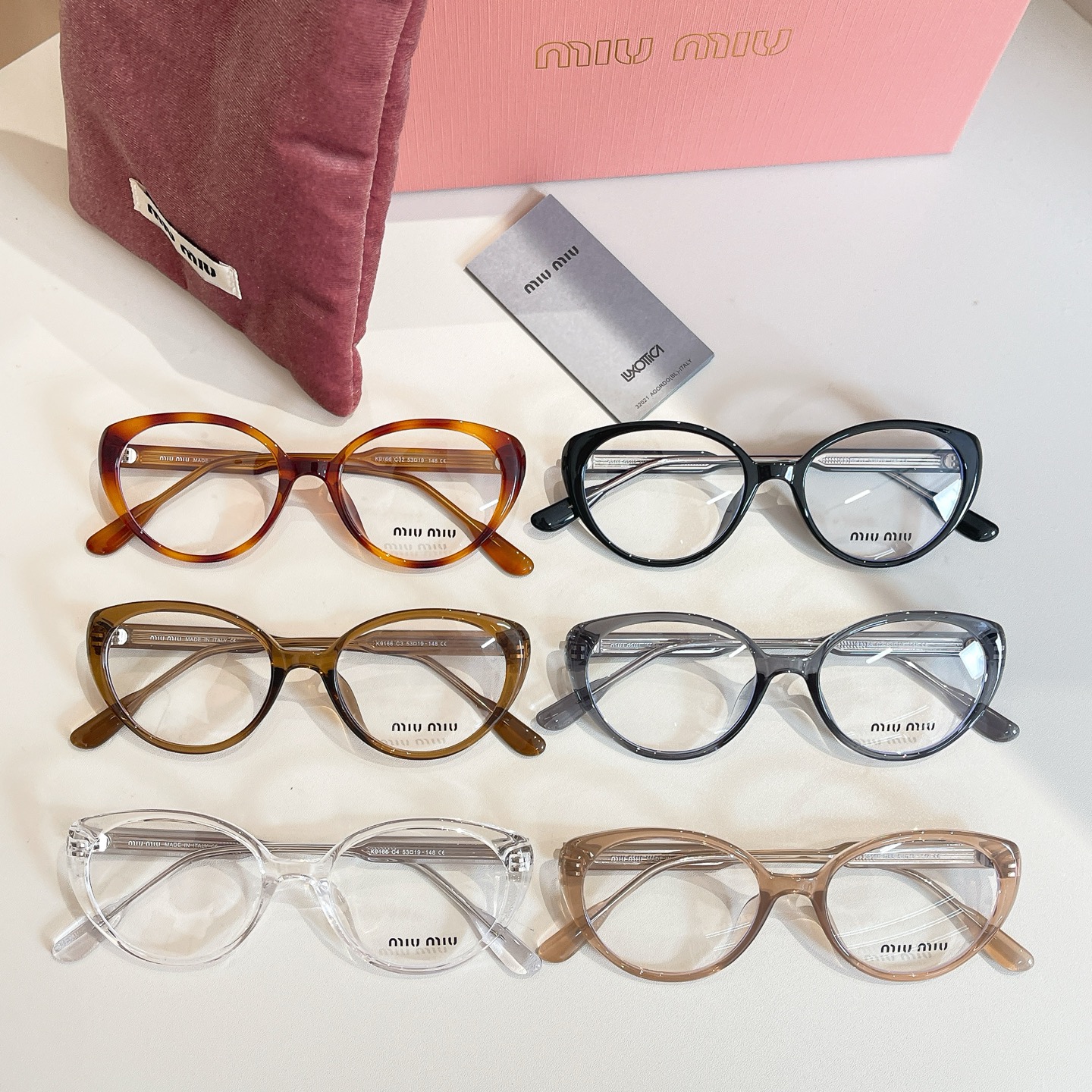 MIU MI*🎀🎀🎀 MODEL: K9166🎀🎀🎀SIZE：53口19-148🎀🎀🎀