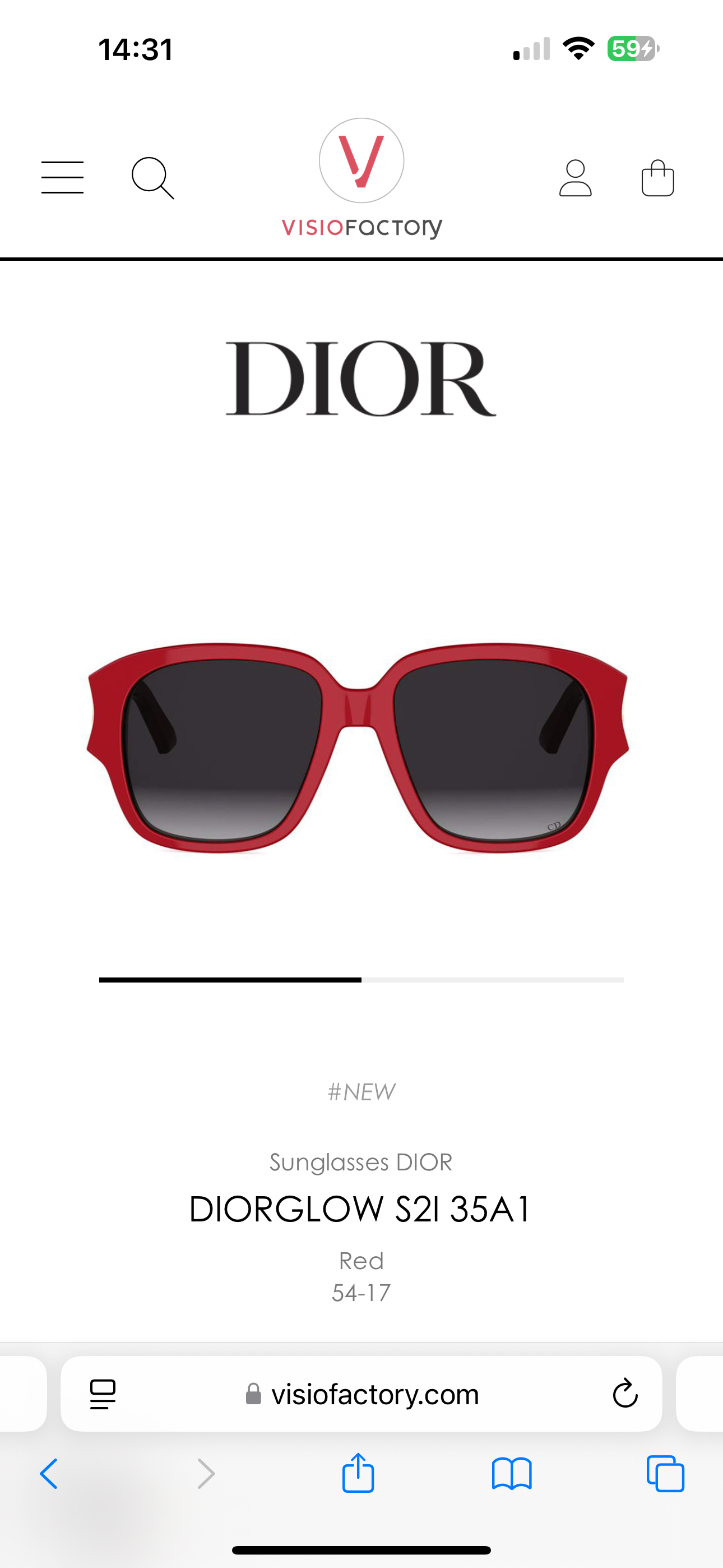 DIO*🌟🌟🌟MODEL：Dior Glow S2F🌟🌟🌟SIZE：55口17-140🌟🌟🌟