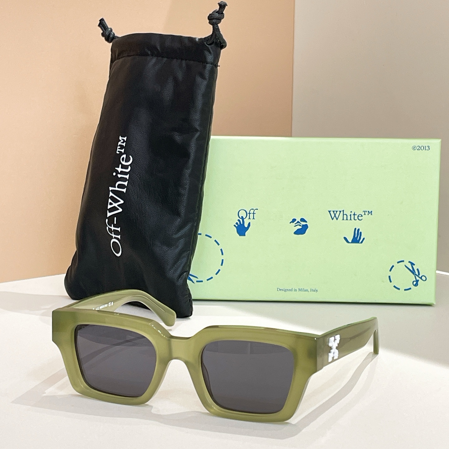 OFF WHITE🍂🍂🍂MODEL:OERI008🍂🍂🍂SIZE:50口22-145🍂🍂🍂