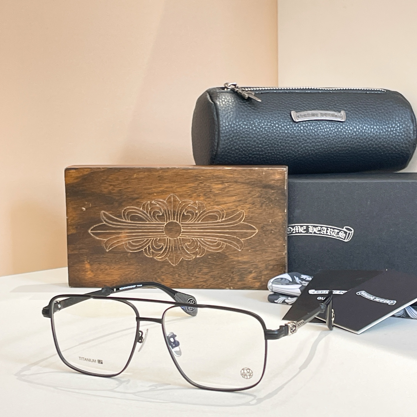 CHROME HEART*⚜️⚜️⚜️MODEL:CH6100⚜️⚜️⚜️SIZE: 61口16-155