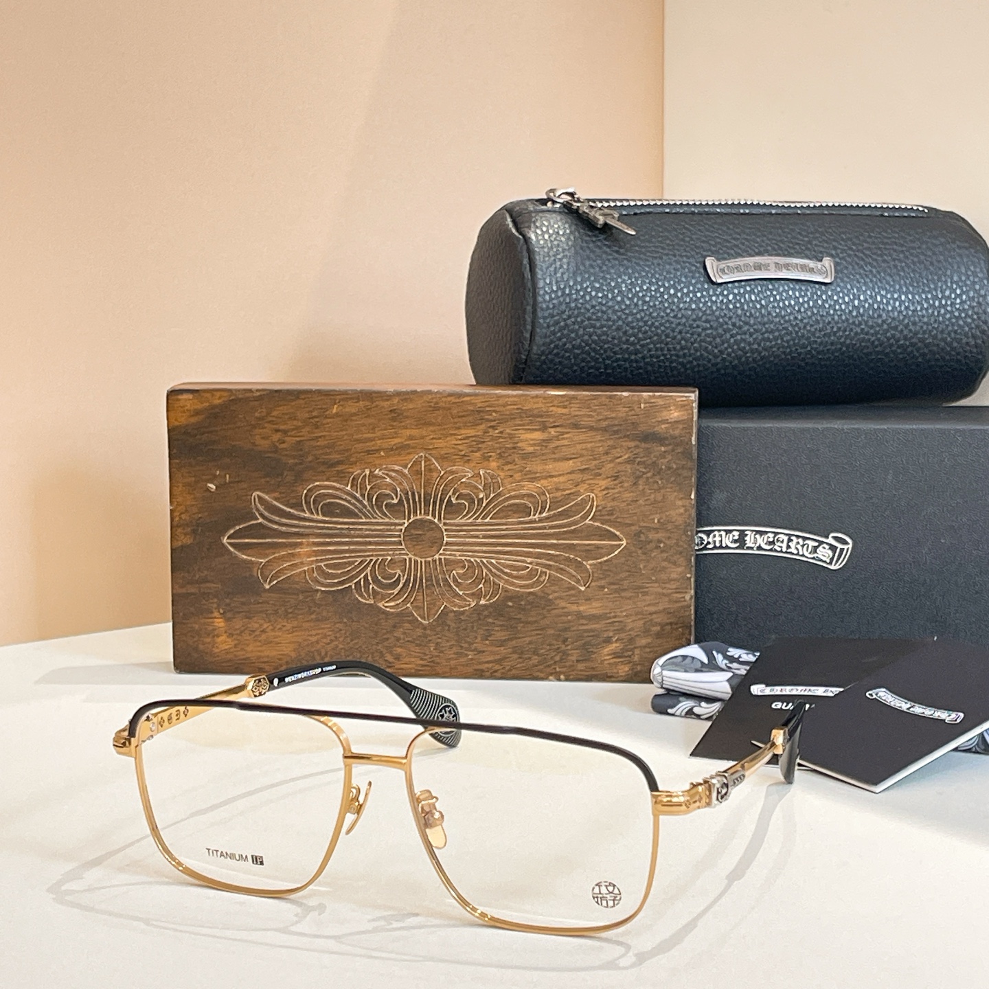 CHROME HEART*⚜️⚜️⚜️MODEL:CH6100⚜️⚜️⚜️SIZE: 61口16-155