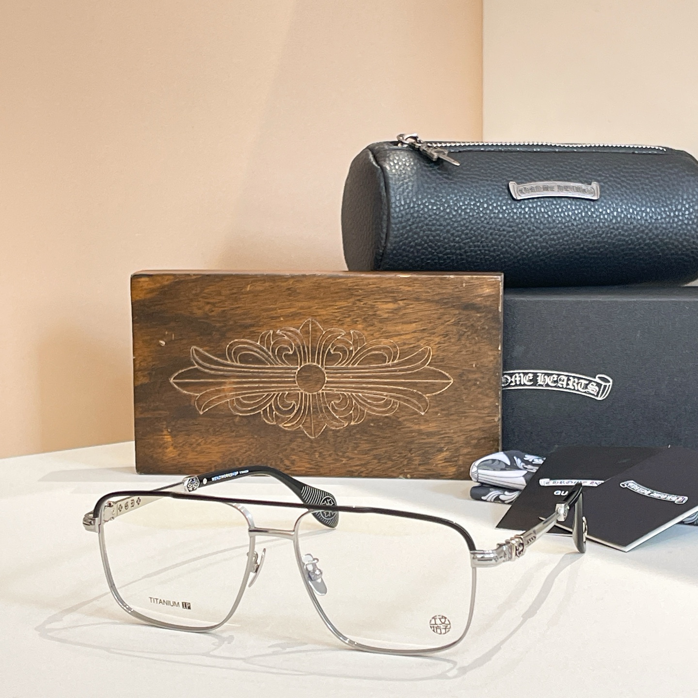 CHROME HEART*⚜️⚜️⚜️MODEL:CH6100⚜️⚜️⚜️SIZE: 61口16-155