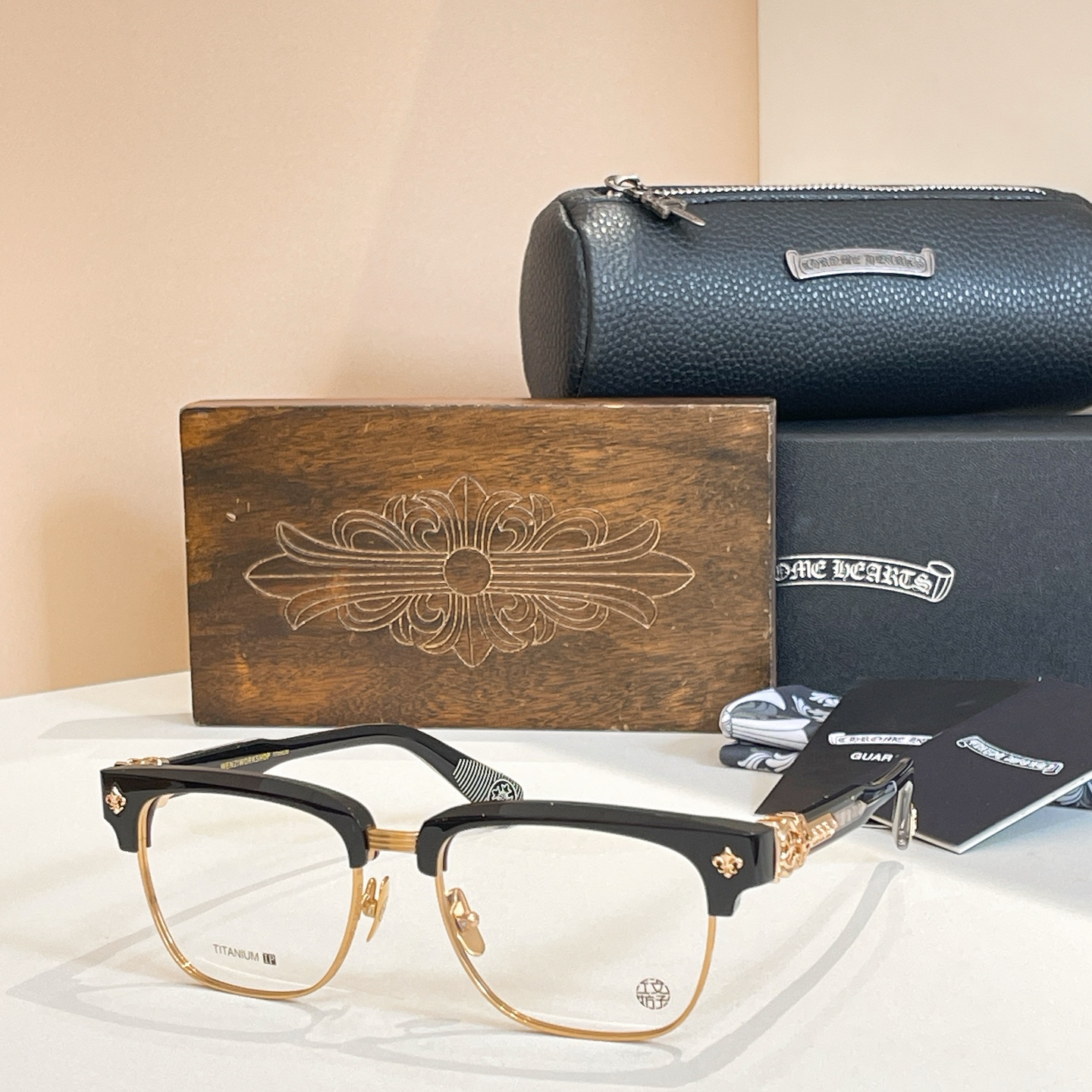 CHROME HEART*⚜️⚜️⚜️MODEL:CH6103⚜️⚜️⚜️SIZE: 58口19-155