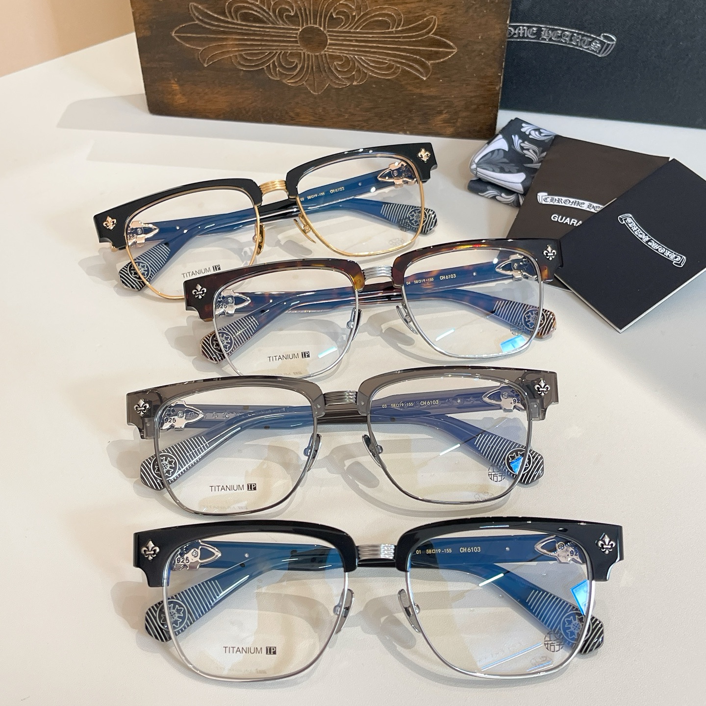 CHROME HEART*⚜️⚜️⚜️MODEL:CH6103⚜️⚜️⚜️SIZE: 58口19-155