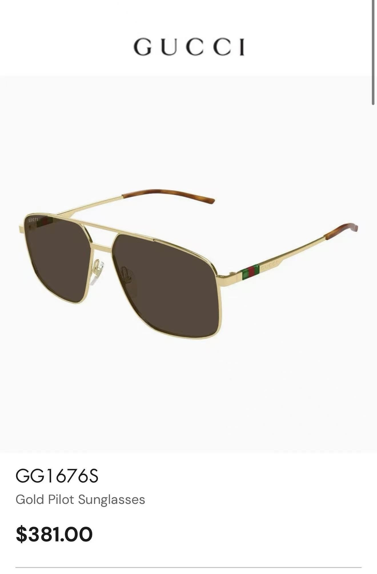 GUCC*🐝🐝🐝MODEL:GG1676S🐝🐝🐝SIZE:60口14-145🐝🐝🐝