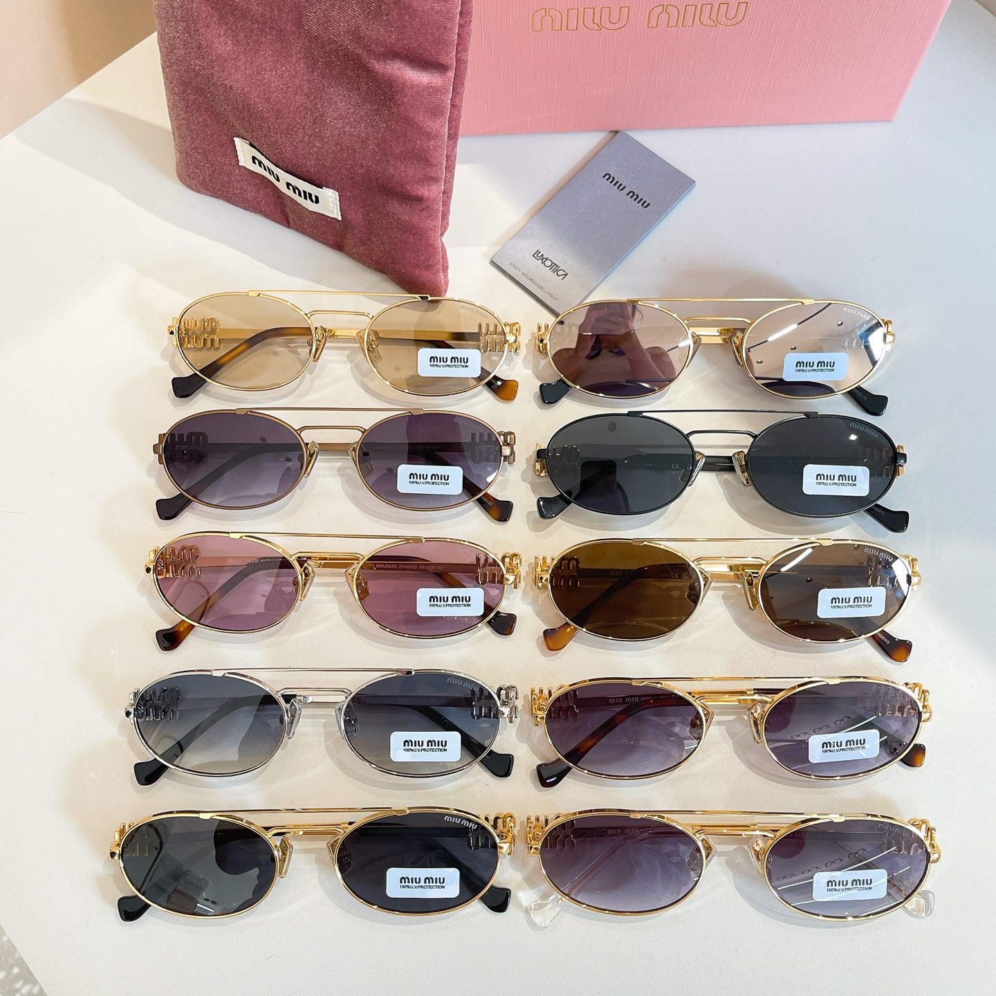 MIU MI*🎀🎀🎀 MODEL: SMU 54ZS 🎀🎀🎀SIZE：53口19-140🎀🎀🎀