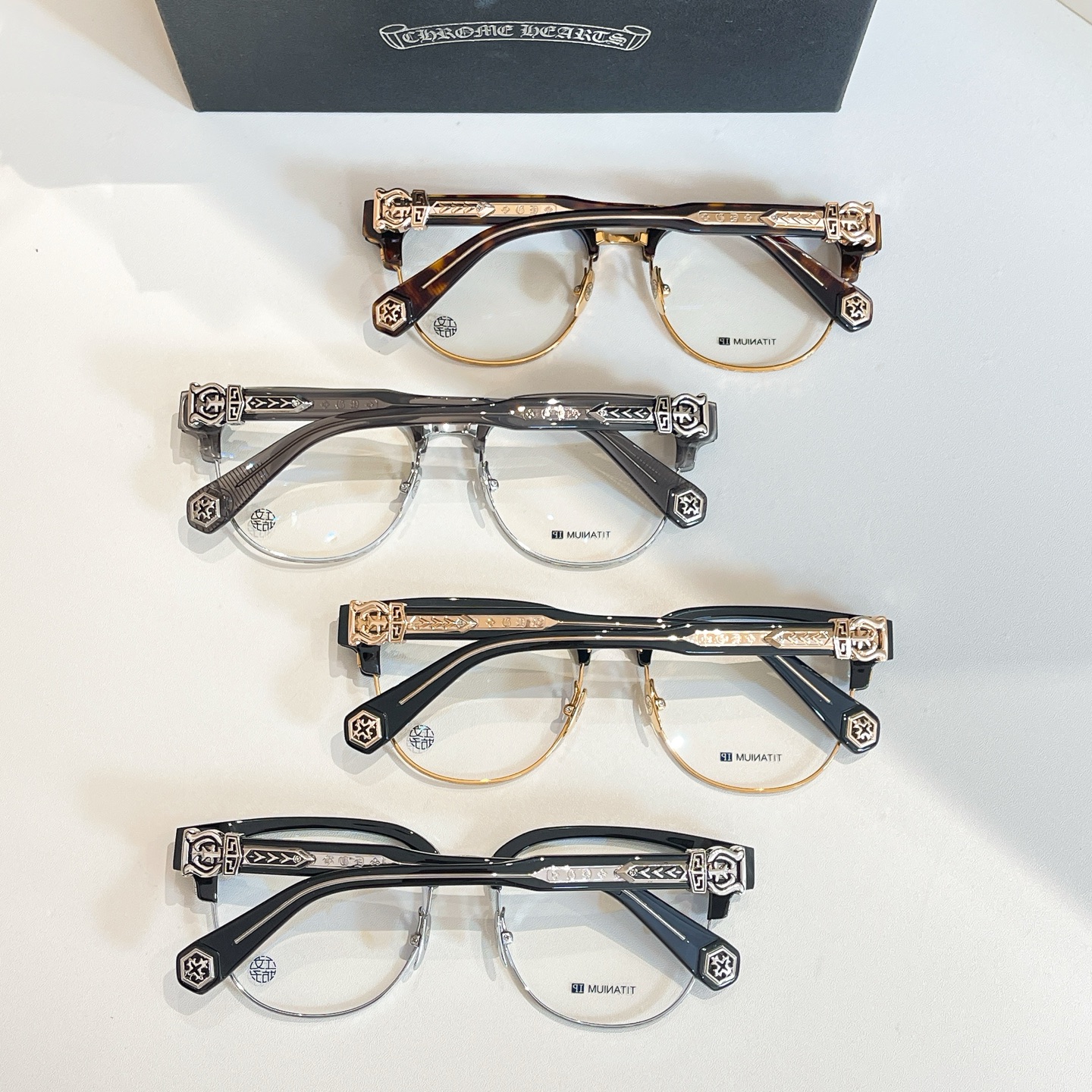 CHROME HEART*⚜️⚜️⚜️MODEL:CH6102⚜️⚜️⚜️SIZE: 57口18-155