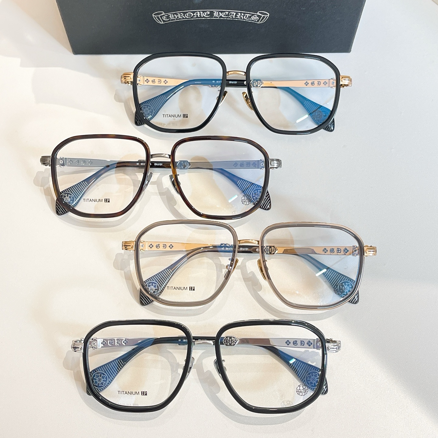 CHROME HEART*⚜️⚜️⚜️MODEL:CH6101⚜️⚜️⚜️SIZE: 58口17-155