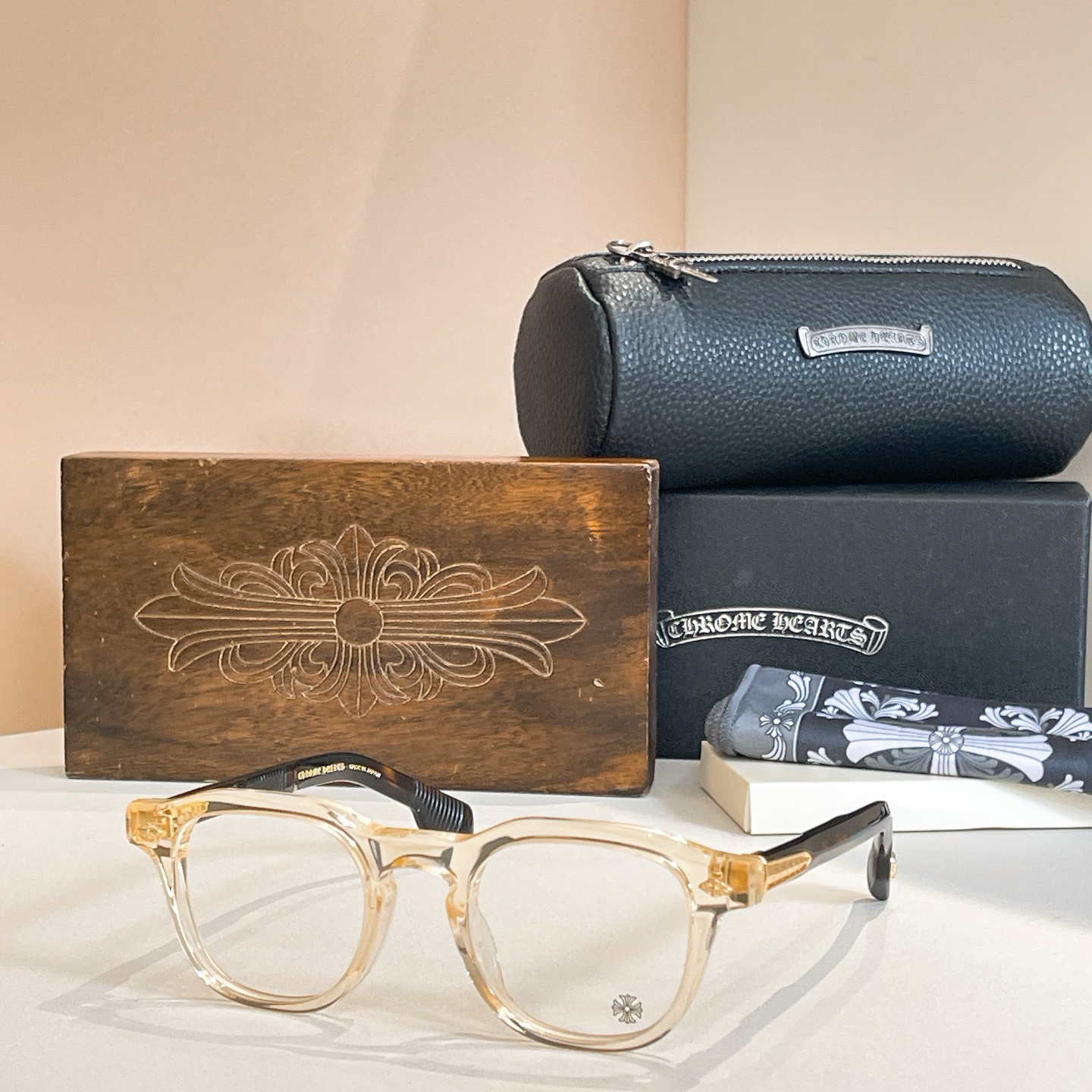 CHROME HEART*⚜️⚜️⚜️MODEL:CHIRPCHIRP⚜️⚜️⚜️SIZE: 50口22